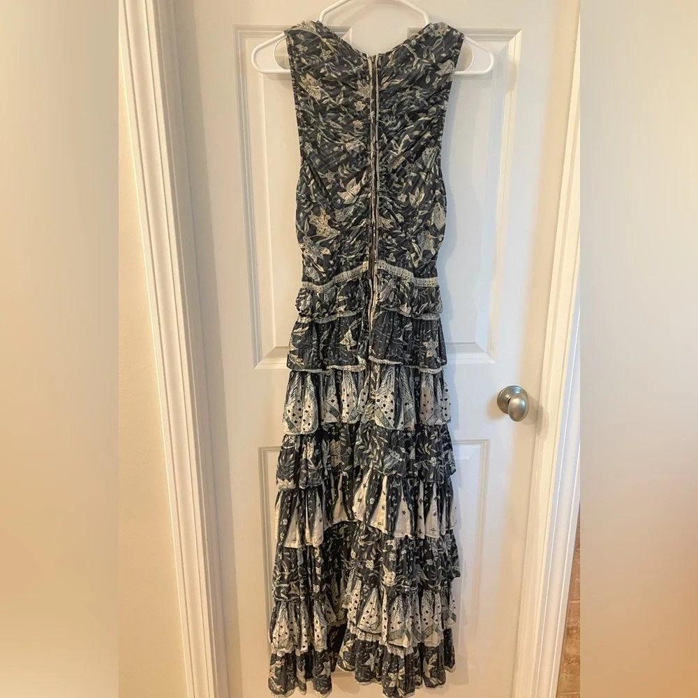 Ulla Johnson Tiered Ruffled Maxi Dress - Picture 3 of 9